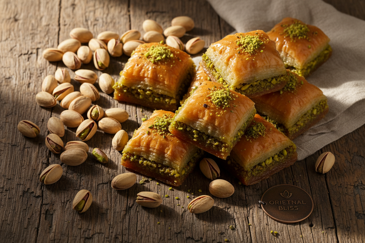 Pistachios and Baklava